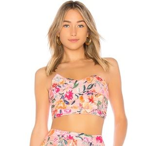 Lovers + Friends Twist Turn Crop Top